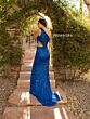 Primavera Couture 3798 High Slit Ruffled Side Cutout Dress
