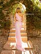 Primavera Couture 3798 High Slit Ruffled Side Cutout Dress