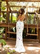 Primavera Couture 3901 Cross Back Butterfly Beaded Dress