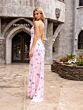 Primavera Couture 3901 Cross Back Butterfly Beaded Dress