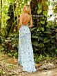 Primavera Couture 3901 Cross Back Butterfly Beaded Dress