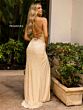 Primavera Couture 3902 Beaded Lace-Up Cross Back Dress
