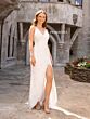 Primavera Couture 3904 V-Back Beaded Sleeveless Dress