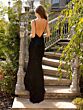 Primavera Couture 3904 V-Back Beaded Sleeveless Dress