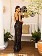 Primavera Couture 3908 V-Back Sequin Sleeveless Dress