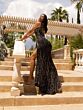 Primavera Couture 3912 Backless Beaded V-Neck Dress