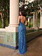 Primavera Couture 3913 Spaghetti Strap Backless Dress