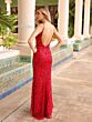 Primavera Couture 3913 Spaghetti Strap Backless Dress
