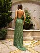 Primavera Couture 3913 Spaghetti Strap Backless Dress