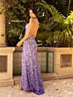 Primavera Couture 3916 Sleeveless High Slit Sequined Dress