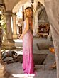 Primavera Couture 3922 Cross Back Ombre Sequined Dress