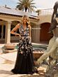 Primavera Couture 3929 V-Back Beaded A-Line Dress