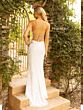 Primavera Couture 3931 Beaded Scoop Neck Lace-Up Back Dress