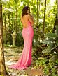 Primavera Couture 3933 Side Slit Sleeveless Beaded Dress