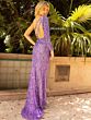 Primavera Couture 3934 Strappy Back Long Sleeve Dress