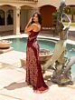 Primavera Couture 3935 Beaded One-Shoulder Asymmetric Dress