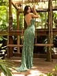 Primavera Couture 3936 Spaghetti Strap V-Neck Fitted Dress