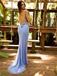 Primavera Couture 3948 Strappy Back High Slit Dress