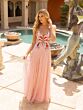 Primavera Couture 3957 Sleeveless A-Line Butterfly Top Dress