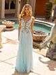 Primavera Couture 3957 Sleeveless A-Line Butterfly Top Dress