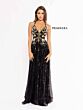 Primavera Couture 3957 Sleeveless A-Line Butterfly Top Dress