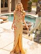 Primavera Couture 3964 Strappy Back Fitted Sequin Dress