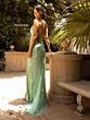 Primavera Couture 3965 High Slit Ruched Bodice Dress