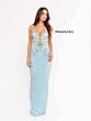 Primavera Couture 3966 Back Slit Spaghetti Strap Butterfly Dress