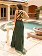 Primavera Couture 3969 Beaded Sleeveless Cutout Back Dress