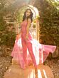 Primavera Couture 3973 Removable Overskirt V-Neck Jumpsuit
