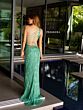 Primavera Couture 4101 One-Shoulder Sleeveless Beaded Dress