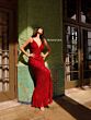 Primavera Couture 4113 Spaghetti Strap Beaded Plunging Neck Dress
