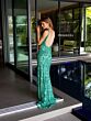 Primavera Couture 4115 Sleeveless Low Back Beaded Dress
