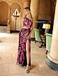 Primavera Couture 4119 High Slit Side Cutout Sequin Dress