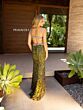 Primavera Couture 4126 Beaded Cutout Asymmetric Neck Dress