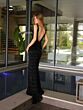 Primavera Couture 4129 Side Slit Sleeveless Fringe Dress