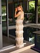 Primavera Couture 4132 V-Back Embellished Dress