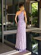 Primavera Couture 4133 Asymmetric Neck Sleeveless Beaded Dress