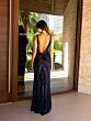 Primavera Couture 4143 Beaded Sleeveless Low Back Dress
