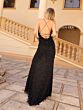 Primavera Couture 4149 High Slit Beaded Fringe Dress