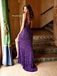 Primavera Couture 4153 Beaded V-Neck Low Back Dress