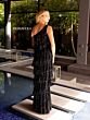 Primavera Couture 4163 Asymmetric One-Shoulder Tiered Dress