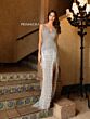 Primavera Couture 4165 Low V-Back Beaded Fringe Skirt Dress