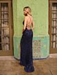 Primavera Couture 4551 Spaghetti Strap High Slit Beaded Dress