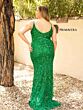 Primavera Couture 14001 Spaghetti Strap V-Neck Dress