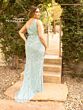 Primavera Couture 14002 Asymmetric Neck Beaded Dress