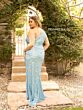 Primavera Couture 14004 Sleeveless One-Shoulder Sequin Dress