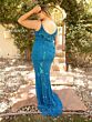 Primavera Couture 14005 Spaghetti Strap V-Neck Beaded Dress