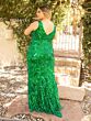 Primavera Couture 14008 V-Neck Sleeveless Beaded Dress