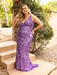 Primavera Couture 14008 V-Neck Sleeveless Beaded Dress